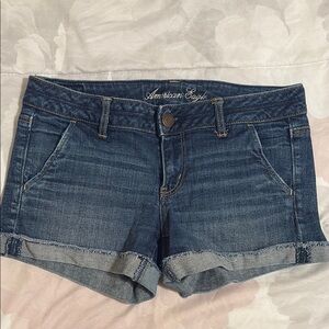 American Eagle Outfitters Women's Blue Denim Shorts